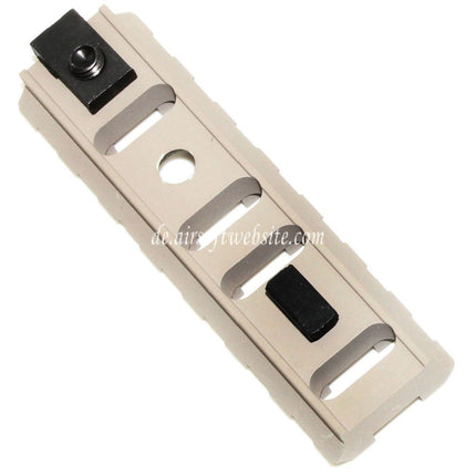 5KU B-2U 7-Slots 20mm Schienenabschnitt mit Schrauben Geeignet für M-LOK Montagesysteme