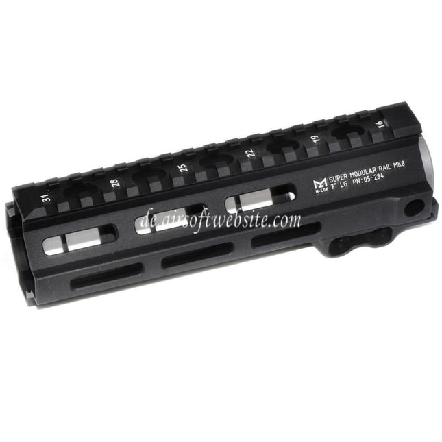 5KU 7 Zoll MK8 M-LOK Handschutz Schienen System Geeignet für Tokyo Marui AEG GBB MWS M4 Gewehre Airsoft