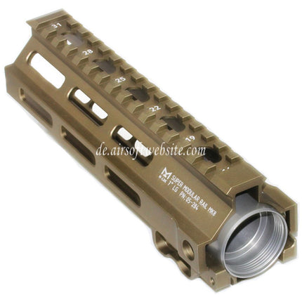 5KU 7 Zoll MK8 M-LOK Handschutz Schienen System Geeignet für Tokyo Marui AEG GBB MWS M4 Gewehre Airsoft
