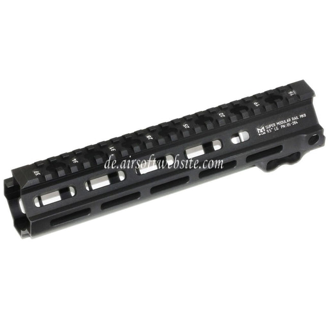 5KU 9.5 Zoll MK8 M-LOK Handschutz Schienen System Geeignet für Tokyo Marui AEG GBB MWS M4 Gewehre Airsoft