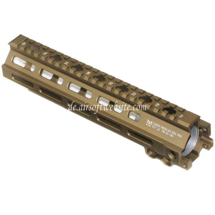 5KU 9.5 Zoll MK8 M-LOK Handschutz Schienen System Geeignet für Tokyo Marui AEG GBB MWS M4 Gewehre Airsoft