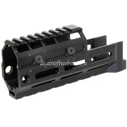 5KU 153mm M-LOK Universal Handschutz Kit Schienen System Geeignet für LCT GHK CYMA D-BOYS E&L AK47 AK74 Serie Gewehre Airsoft Schwarz