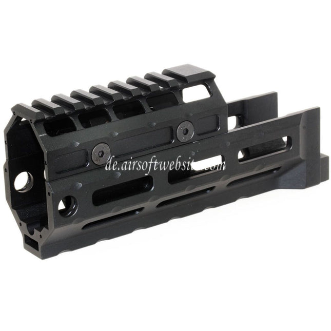 5KU 153mm M-LOK Universal Handschutz Kit Schienen System Geeignet für LCT GHK CYMA D-BOYS E&L AK47 AK74 Serie Gewehre Airsoft Schwarz