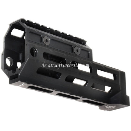 5KU 153mm M-LOK Universal Handschutz Kit Schienen System Geeignet für LCT GHK CYMA D-BOYS E&L AK47 AK74 Serie Gewehre Airsoft Schwarz