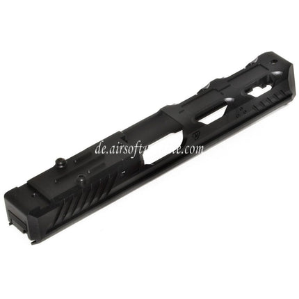 5KU CNC RMR Ready Laufschlitten Set Geeignet für Tokyo Marui G17 Serie GBB Pistolen Airsoft Schwarz