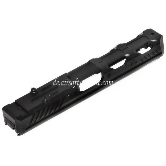 5KU CNC RMR Ready Laufschlitten Set Geeignet für Tokyo Marui G17 Serie GBB Pistolen Airsoft Schwarz