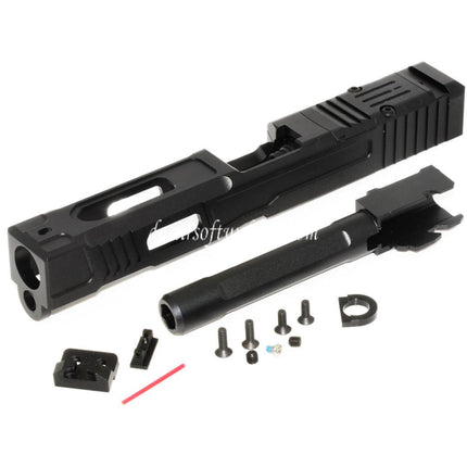 5KU CNC MK2 RMR Cut Laufschlitten Set Geeignet für Tokyo Marui G17 Serie GBB Pistolen Airsoft Schwarz