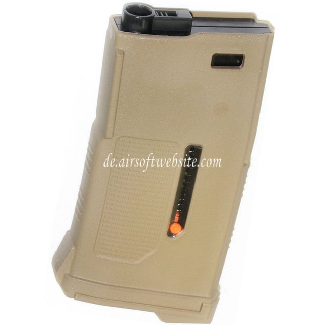 PTS 170rd EPM1-S Mid-Cap Enhanced Polymer Magazin Kurzer Typ Geeignet für M4 M16 Serie AEG Gewehre Airsoft