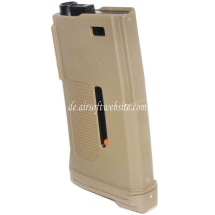 PTS 170rd EPM1-S Mid-Cap Enhanced Polymer Magazin Kurzer Typ Geeignet für M4 M16 Serie AEG Gewehre Airsoft