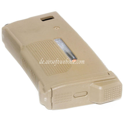 PTS 170rd EPM1-S Mid-Cap Enhanced Polymer Magazin Kurzer Typ Geeignet für M4 M16 Serie AEG Gewehre Airsoft