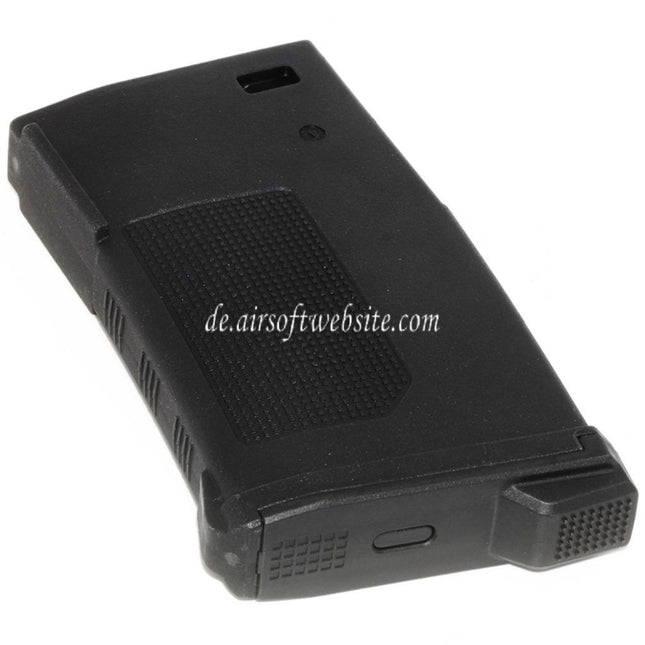 PTS 150rd EPM-LR Mid-Cap Enhanced Polymer Magazin Geeignet für A&K G&P SR25/XM110 Serie AEG Gewehre Airsoft Schwarz