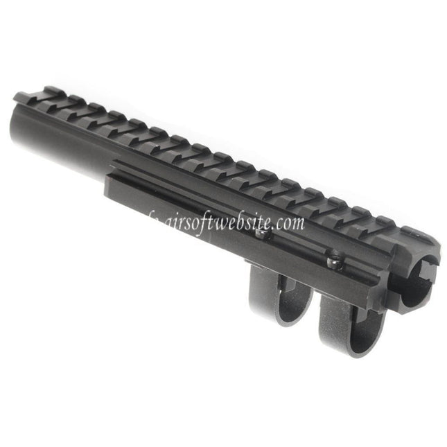 CYMA 20mm Oberer Handschutz Obere Reling Gasrohr Geeignet für AEG GBB Gewehre der AK Serie Airsoft Schwarz