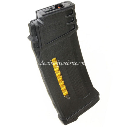 PTS 120rd EPM-G Mid-Cap Enhanced Polymer Magazin Geeignet für G36 Serie AEG Gewehre Airsoft Schwarz
