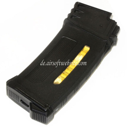 PTS 120rd EPM-G Mid-Cap Enhanced Polymer Magazin Geeignet für G36 Serie AEG Gewehre Airsoft Schwarz