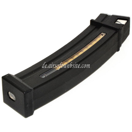 CYMA 130rd Mid-Cap Magazin Geeignet für Classic Army / CYMA / G&P / Golden Eagle / JG / SRC / Tokyo Marui MP5 Serie AEG Gewehre Airsoft Schwarz