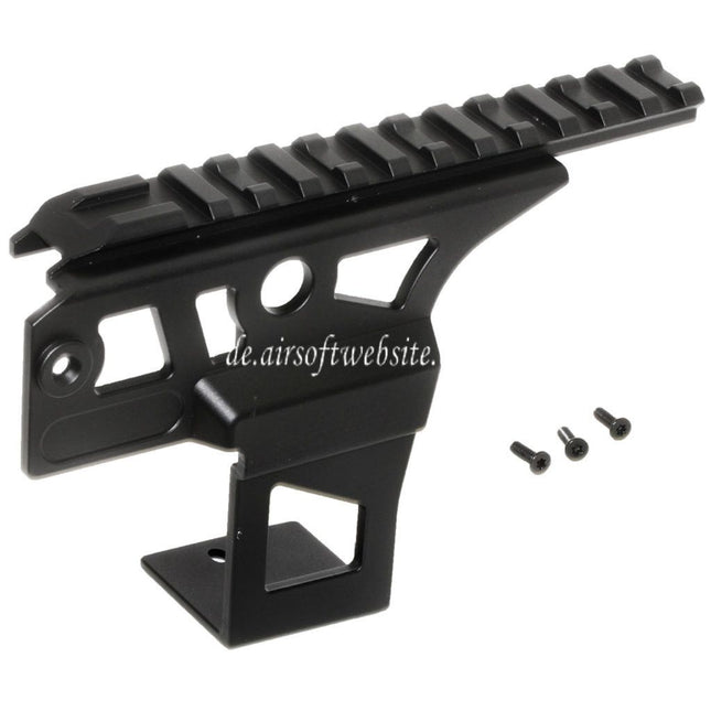 CYMA Optische Zielfernrohre Schienenmontagesockel Geeignet für CYMA Classic Army ICS JG Tokyo Marui AK-Serie AEG Gewehre Airsoft Schwarz