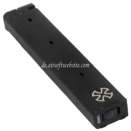 APS EMG 220rd Hi-Cap Magazin Geeignet für EMG Noveske Space Invader PCC Serie AEG Gewehre Airsoft Schwarz