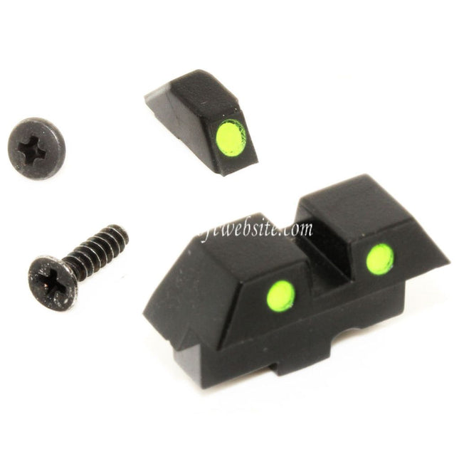 Airsoft Website Vorderes Visier Geeignet für Tokyo Marui G17 Serie GBB Pistolen Schwarz