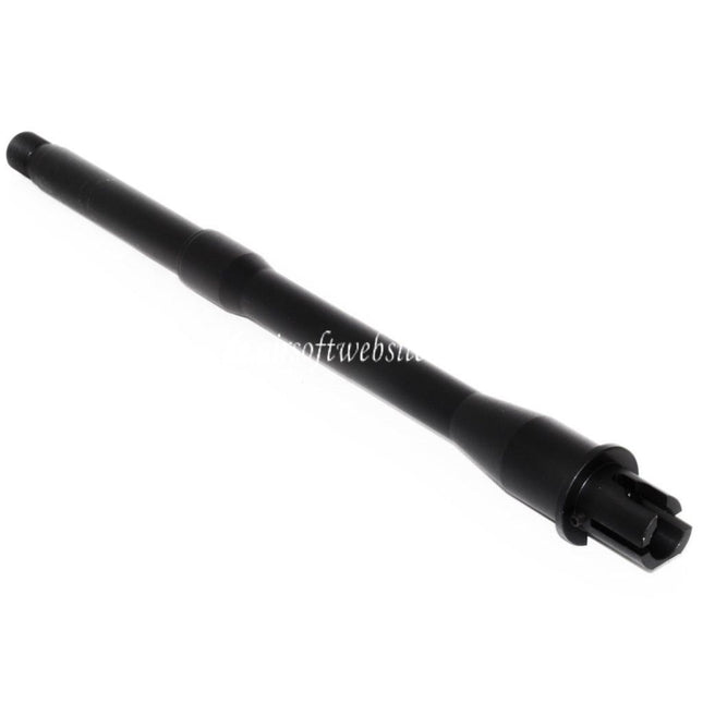 E&C 11/11.5 Zoll Aluminium Außenlauf -14mm CCW Gegen den Uhrzeigersinn Geeignet für M4 M16 Serie AEG Gewehre Airsoft Schwarz