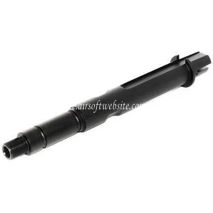 E&C 7.75/8.5 Zoll Aluminium Außenlauf -14mm CCW Gegen den Uhrzeigersinn Geeignet für E&C 416 G-Stil Serie AEG Gewehre Airsoft Schwarz