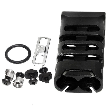 5KU CNC Aluminium KeyMod M-LOK Ultraleichter Vertikalgriff Typ-1 Schwarz