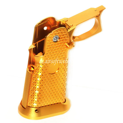 KF Airsoft CNC Aluminum Griff Set Geeignet für ARMY ARMAMENT R501 R601 R603 EMG AW WE Tokyo Marui Hi-Capa Serie GBB Pistolen