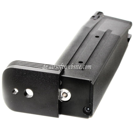 KF Airsoft Leichtgewicht CNC Aluminum 30rd Gas Magazin Geeignet für Hi-Capa Serie GBB Pistolen