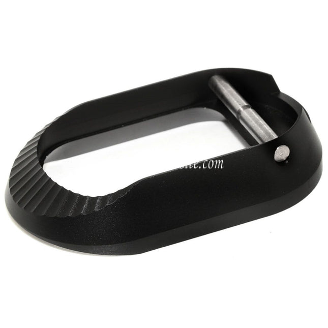 KF Airsoft CNC Aluminum Magwell Geeignet für Tokyo Marui Hi-Capa Serie GBB Pistolen Airsoft Schwarz