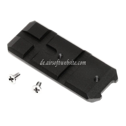 KF Airsoft CNC Aluminum Untere Rahmen Schienenplatte Geeignet für Tokyo Marui Hi-Capa Serie GBB Pistolen