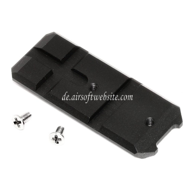 KF Airsoft CNC Aluminum Untere Rahmen Schienenplatte Geeignet für Tokyo Marui Hi-Capa Serie GBB Pistolen