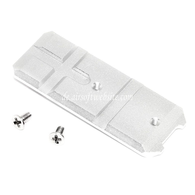 KF Airsoft CNC Aluminum Untere Rahmen Schienenplatte Geeignet für Tokyo Marui Hi-Capa Serie GBB Pistolen