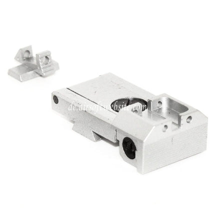 KF Airsoft CNC Stahl Vorder Hintervisier set Geeignet für KJ AW WE Tokyo Marui Hi-Capa Serie GBB Pistolen