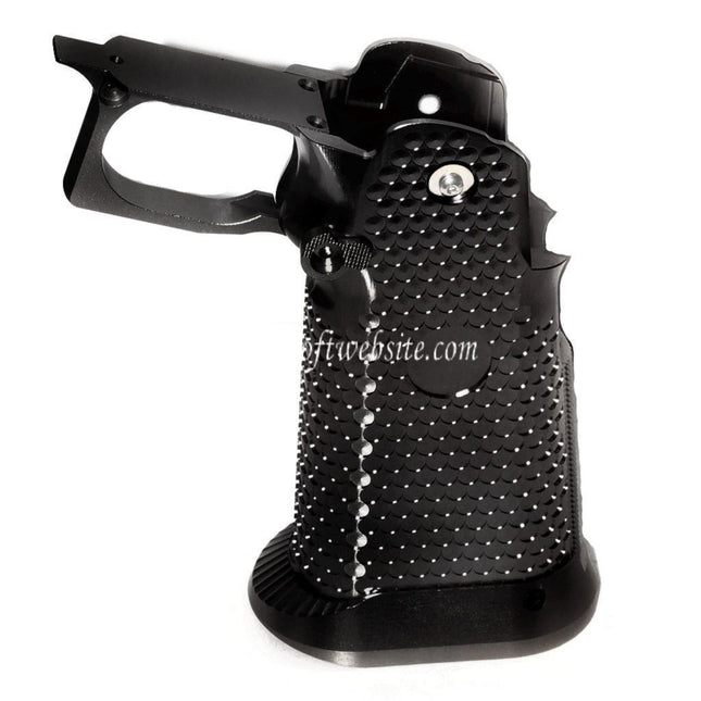 KF Airsoft CNC Aluminum Griff Set Geeignet für ARMY ARMAMENT R501 R601 R603 EMG AW WE Tokyo Marui Hi-Capa Serie GBB Pistolen