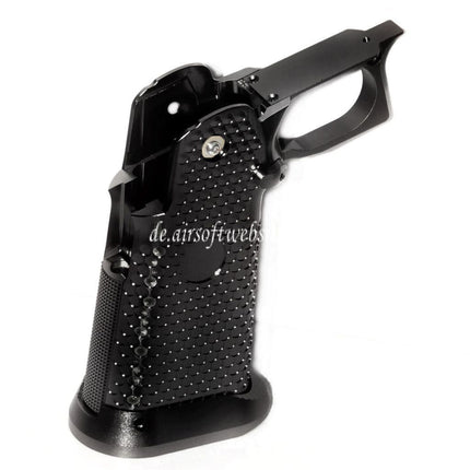 KF Airsoft CNC Aluminum Griff Set Geeignet für ARMY ARMAMENT R501 R601 R603 EMG AW WE Tokyo Marui Hi-Capa Serie GBB Pistolen