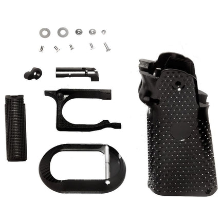 KF Airsoft CNC Aluminum Griff Set Geeignet für ARMY ARMAMENT R501 R601 R603 EMG AW WE Tokyo Marui Hi-Capa Serie GBB Pistolen