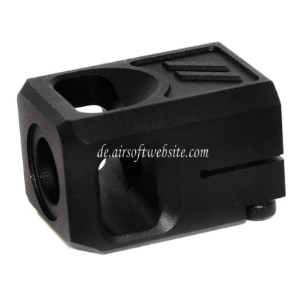 5KU CNC Aluminium Kompensator V2 -14mm CCW gegen den Uhrzeigersinn Geeignet für G17 GBB Pistolen Airsoft