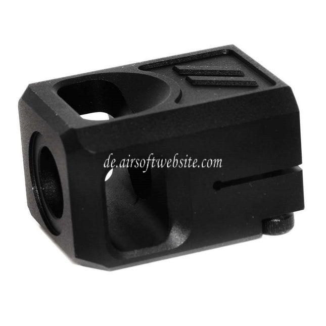 5KU CNC Aluminium Kompensator V2 -14mm CCW gegen den Uhrzeigersinn Geeignet für G17 GBB Pistolen Airsoft