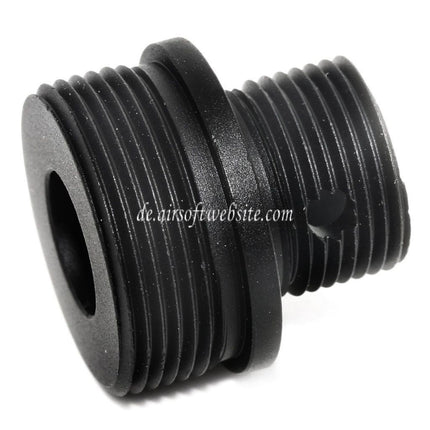 APS Lauf Schalldämpfer Adapter Geeignet -14mm CCW gegen den Uhrzeigersinn für EMG Barrett Fieldcraft Scharfschützen gewehre Airsoft