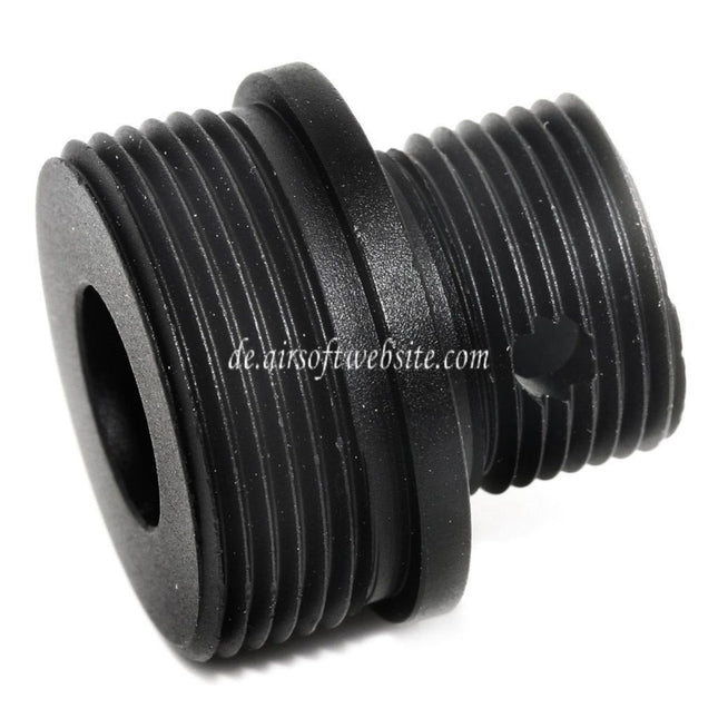 APS Lauf Schalldämpfer Adapter Geeignet -14mm CCW gegen den Uhrzeigersinn für EMG Barrett Fieldcraft Scharfschützen gewehre Airsoft