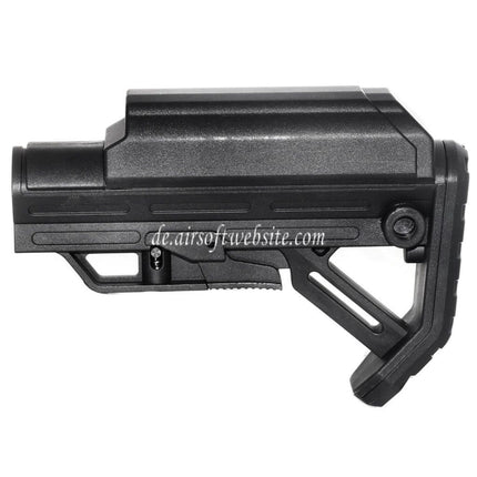 Golden Eagle VIPER Schaft mit Wangenauflage Geeignet für M4 M16 Pufferrohr Gewehre Airsoft Schwarz