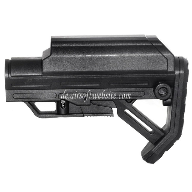 Golden Eagle VIPER Schaft mit Wangenauflage Geeignet für M4 M16 Pufferrohr Gewehre Airsoft Schwarz