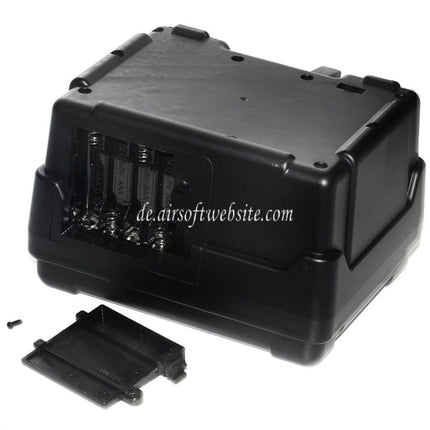 Golden Eagle 2600rd Elektrisch Trommelmagazin Geeignet für Golden Eagle FightLite MCR LMG M4 Serie AEG Gewehre Airsoft Schwarz