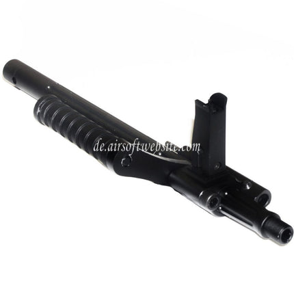 Golden Eagle 315mm 10/11 Zoll Außenlauf Set -14mm CCW Gegen den Uhrzeigersinn Geeignet für Golden Eagle FightLite MCR LMG AEG Gewehre Airsoft Schwarz