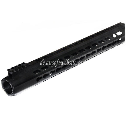 Golden Eagle 390mm Aluminum Free Float Keymod RAS Handschutz Schienen System Geeignet für Golden Eagle 3202 M200 Sniper Gewehre Airsoft Schwarz