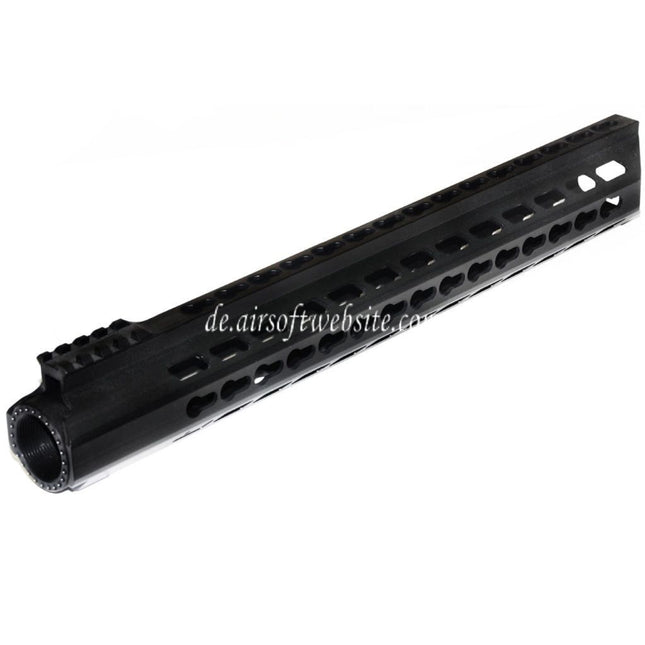 Golden Eagle 390mm Aluminum Free Float Keymod RAS Handschutz Schienen System Geeignet für Golden Eagle 3202 M200 Sniper Gewehre Airsoft Schwarz