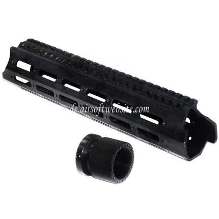 Golden Eagle 290mm Aluminum Free Float M-LOK RAS Handschutz Schienen System Geeignet für Golden Eagle 3203 M200 Sniper Gewehre Airsoft Schwarz
