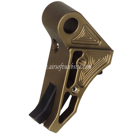 5KU EX Stil CNC Aluminium Abzug geeignet für WE Tokyo Marui G17 G19 G34 Serie GBB Pistolen Airsoft