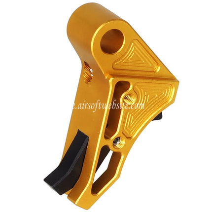 5KU EX Stil CNC Aluminium Abzug geeignet für WE Tokyo Marui G17 G19 G34 Serie GBB Pistolen Airsoft