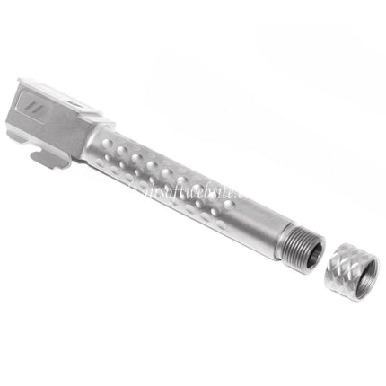 PTS Licensed ZEV Äußerer Lauf & Laylax Nine Ball 6.00mm Innen Lauf Set Geeignet für ISSC M22 EMG SAI BLU Lonewolf ZEV G&P P80 AW WE Tokyo Marui G17 Serie GBB Pistolen Airsoft