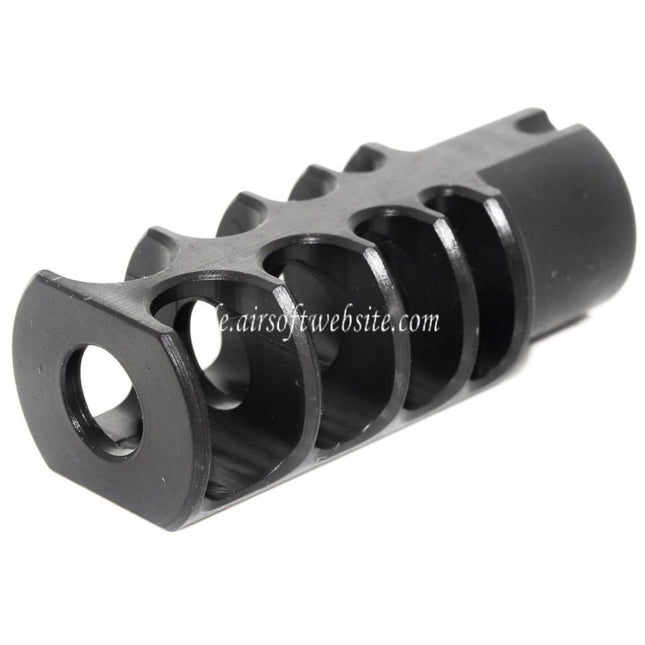 5KU 53mm RRD-4C Slim Mündungsbremse Mündungsfeuerdämpfer Geeignet für -14mm CCW Gegen den Uhrzeigersinn Lauf Gewehre Airsoft Schwarz